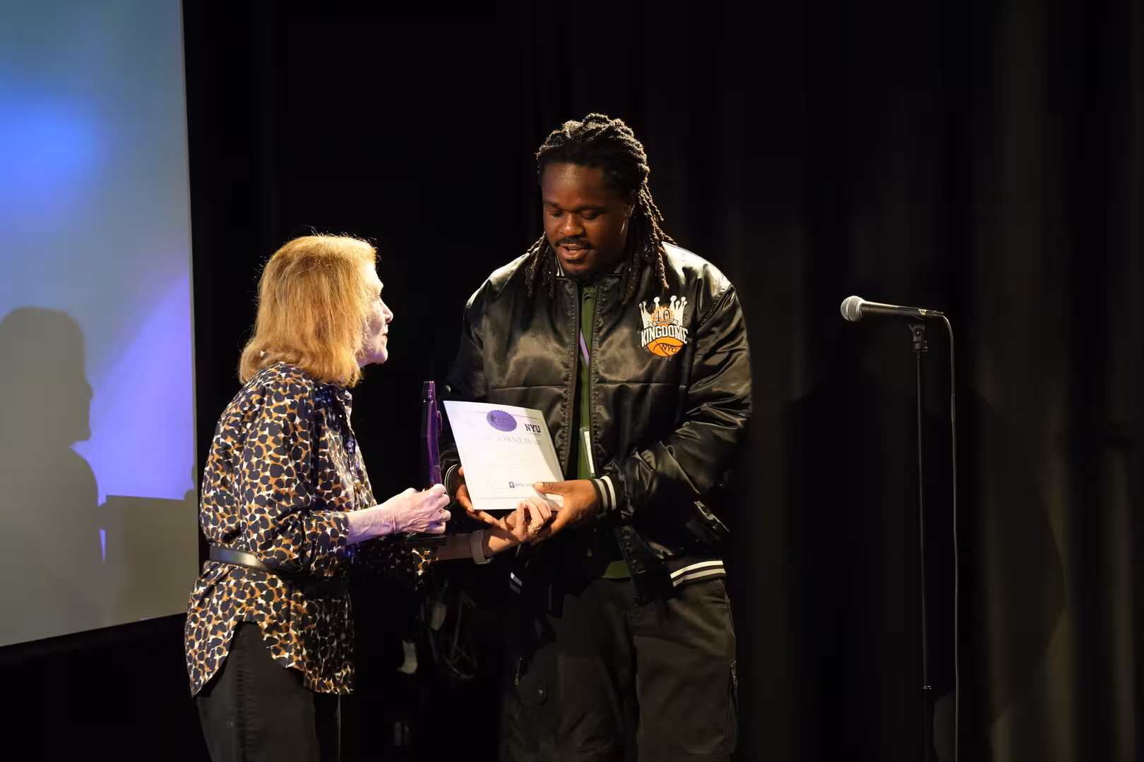 Award Acceptance at 5th Annual Festival